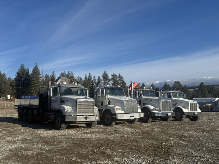 Owen's Drilling crew and equipment on site