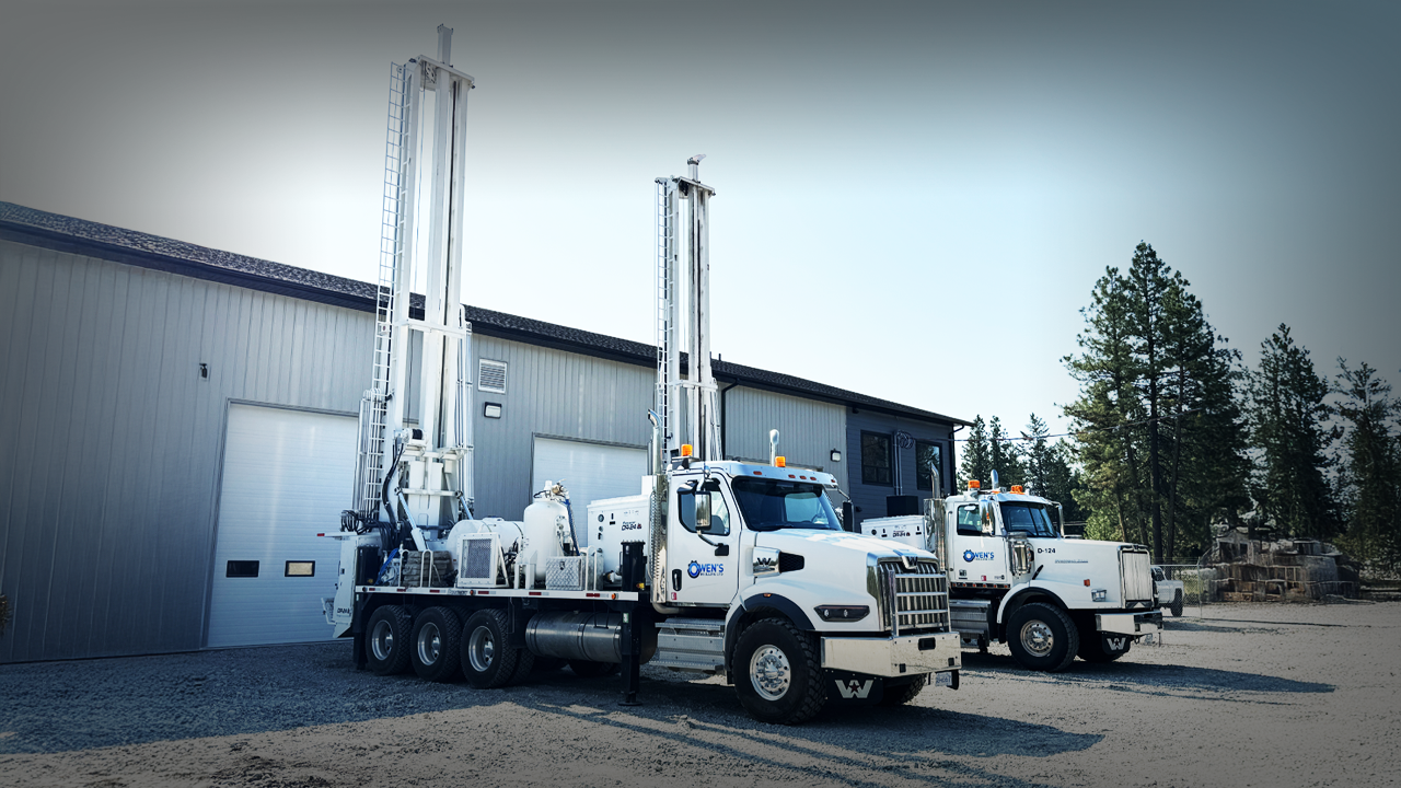 Owen's Drilling team and equipment