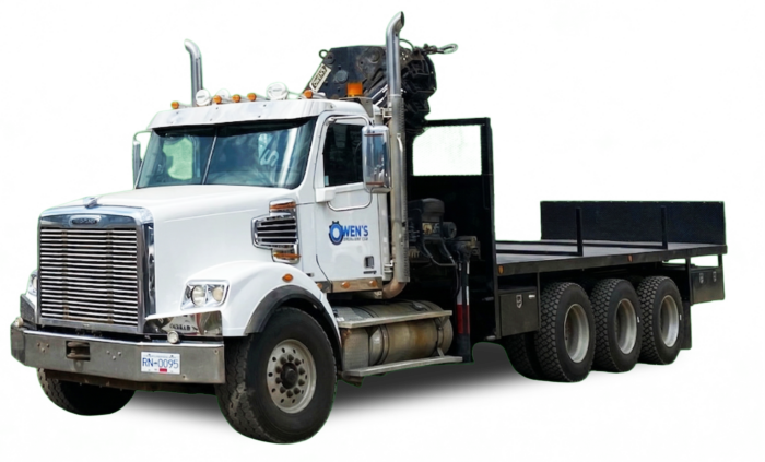 Owen's Drilling service truck